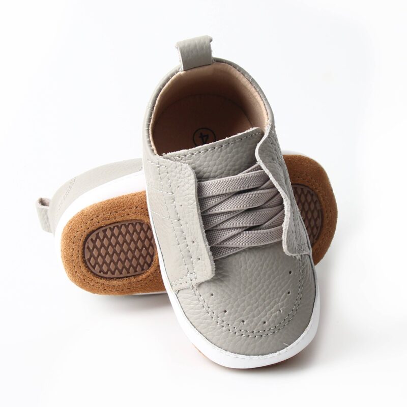 Little Love Bug Company Gray Carter Slip-On Sneakers