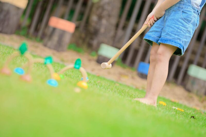 PlanToys Croquet Wooden Play Set