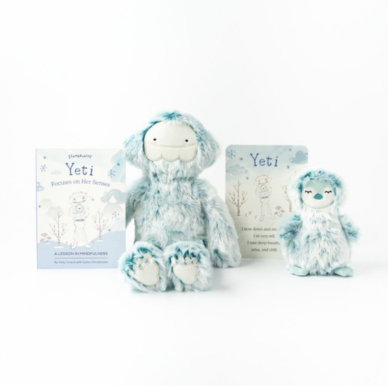 Slumberkins Ice Blue Yeti Kin and Seal Mini Mindfulness Limited Edition Gift Set