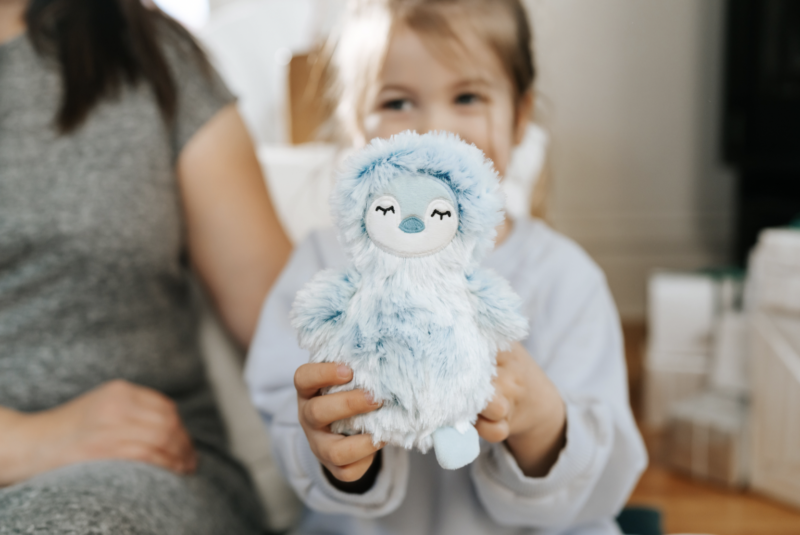 Slumberkins Ice Blue Penguin Mini Mindfulness Limited Edition Gift Set