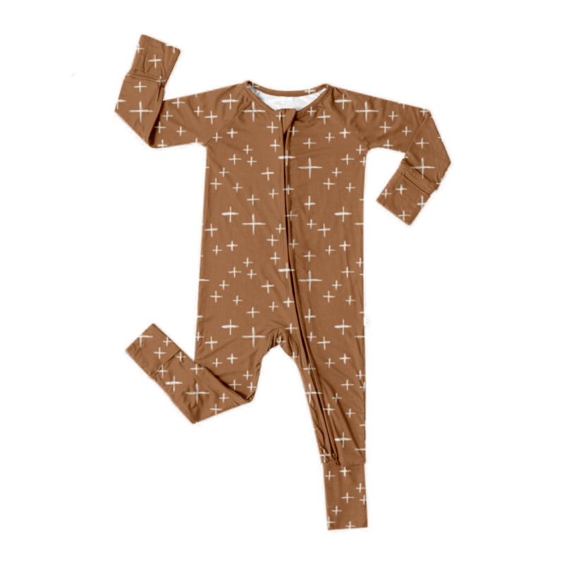 The Mini Babe Copper Bamboo Convertible Romper