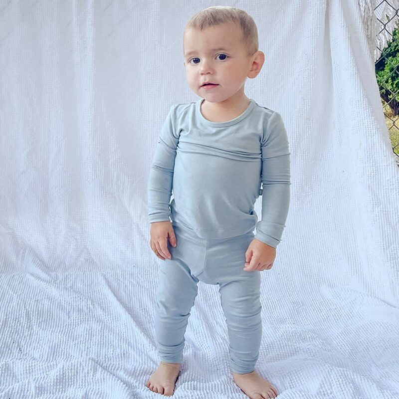 Kyte BABY Toddler Pajama Set in Fog