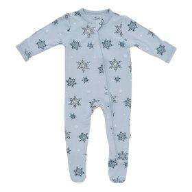 Kyte BABY Zippered Footie in Snowflake