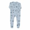 Kyte BABY Zippered Footie in Snowflake