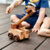 Poppy Baby Co Catapult Sling Shot Handcrafted Wooden Toy