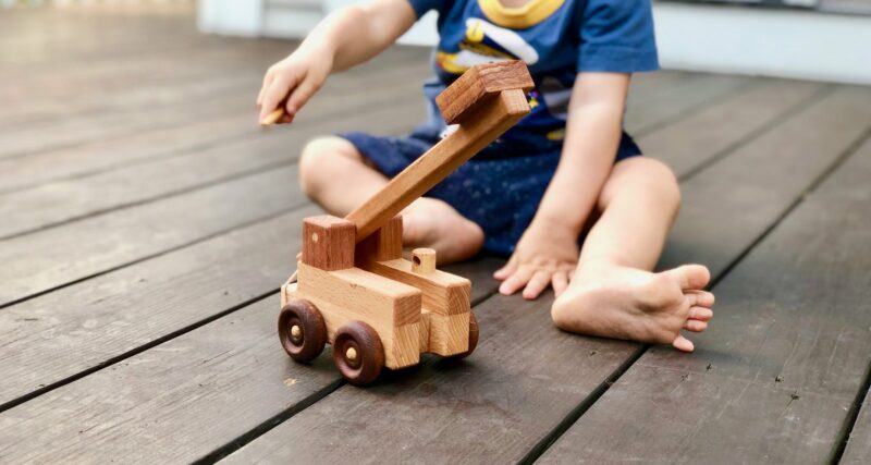 Poppy Baby Co Catapult Sling Shot Handcrafted Wooden Toy