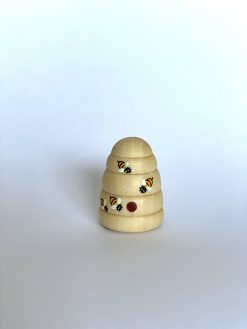 Poppy Baby Co Beehive Wooden Figurine Toy in Natural