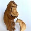 Poppy Baby Co Brown Bear Mother with Cubs Stacking Wooden Toy
