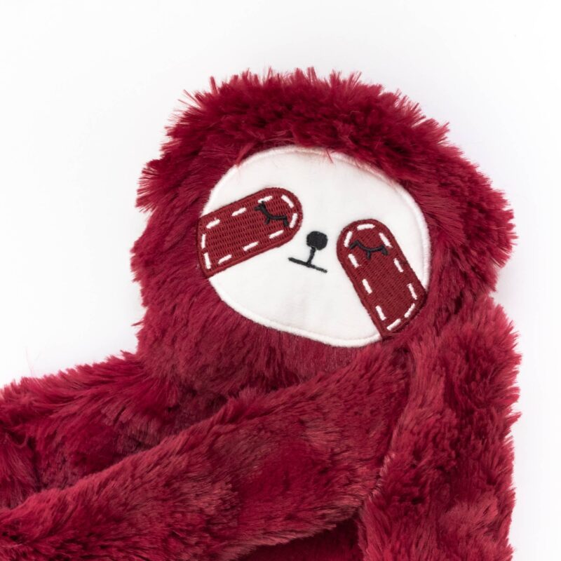 Slumberkins Cranberry Sloth Snuggler and Board Book Limited Edition Routines Collection