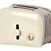 Maileg Miniature Toaster & Bread in Off-White