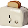 Maileg Miniature Toaster & Bread in Off-White