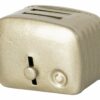 Maileg Miniature Toaster & Bread in Silver