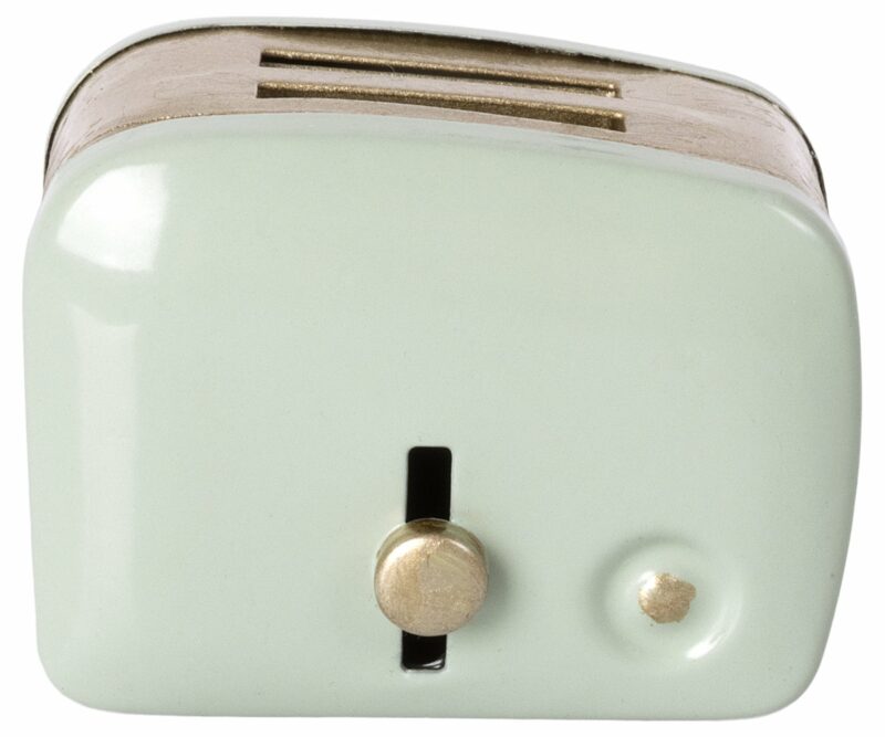 Maileg Miniature Toaster & Bread in Mint