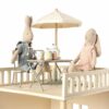 Maileg Garden Set Table with Chair and Bench