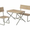 Maileg Garden Set Table with Chair and Bench