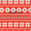 Kozi & Co Nordic Red Sherpa Backed Bamboo Blanket