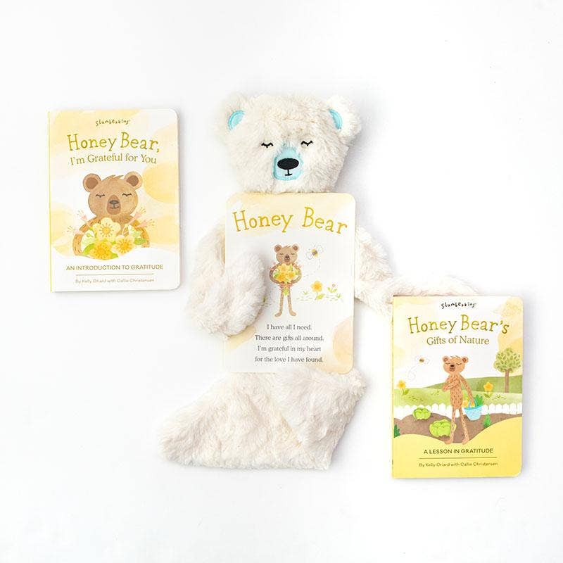 Slumberkins Ivory Polar Bear Snuggler Limited Edition Two Book Bundle