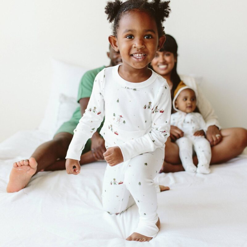 goumi Winter Wonderland Bamboo Organic Loungewear Set
