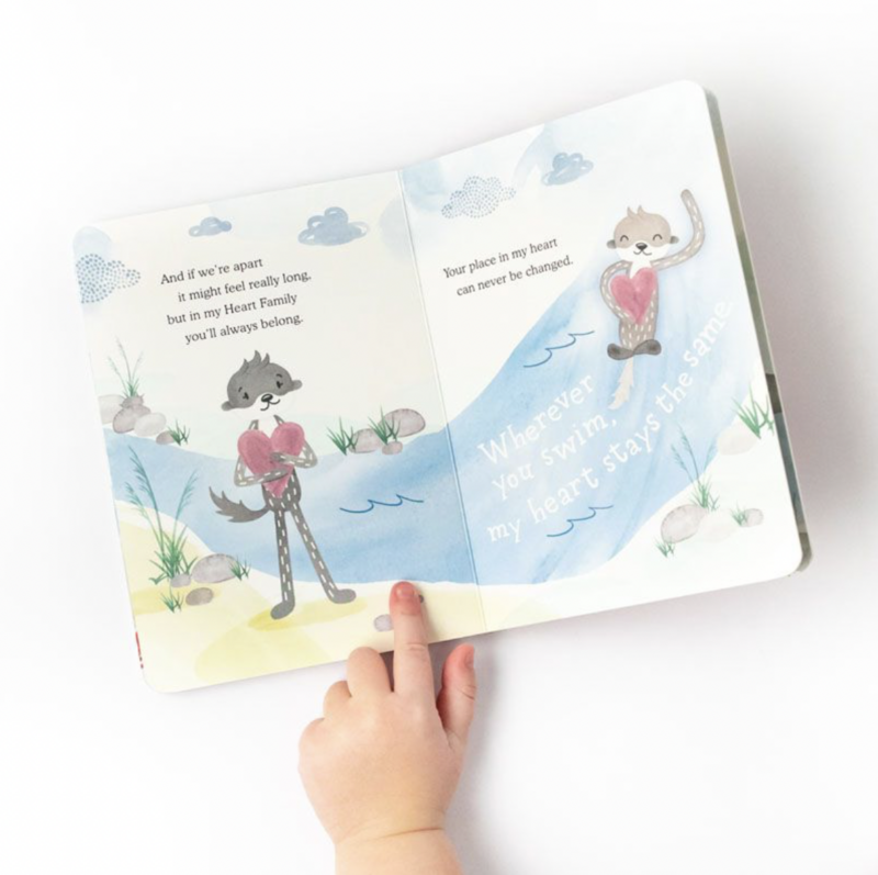 Slumberkins Silver Otter Snuggler Limited Edition Two Book Bundle