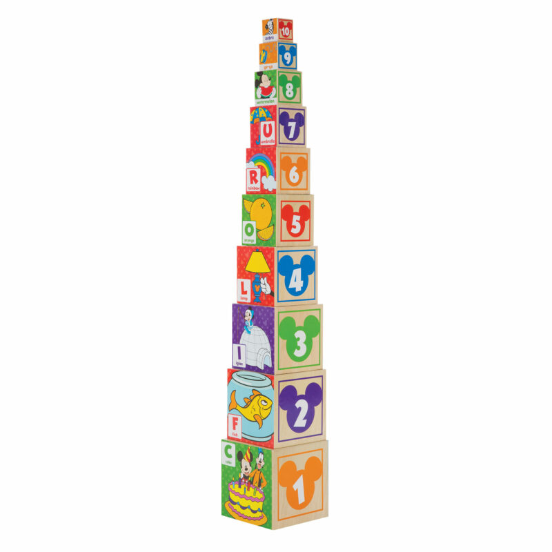 Melissa & Doug Disney Mick Mouse ABC-123 Nesting & Stacking Blocks