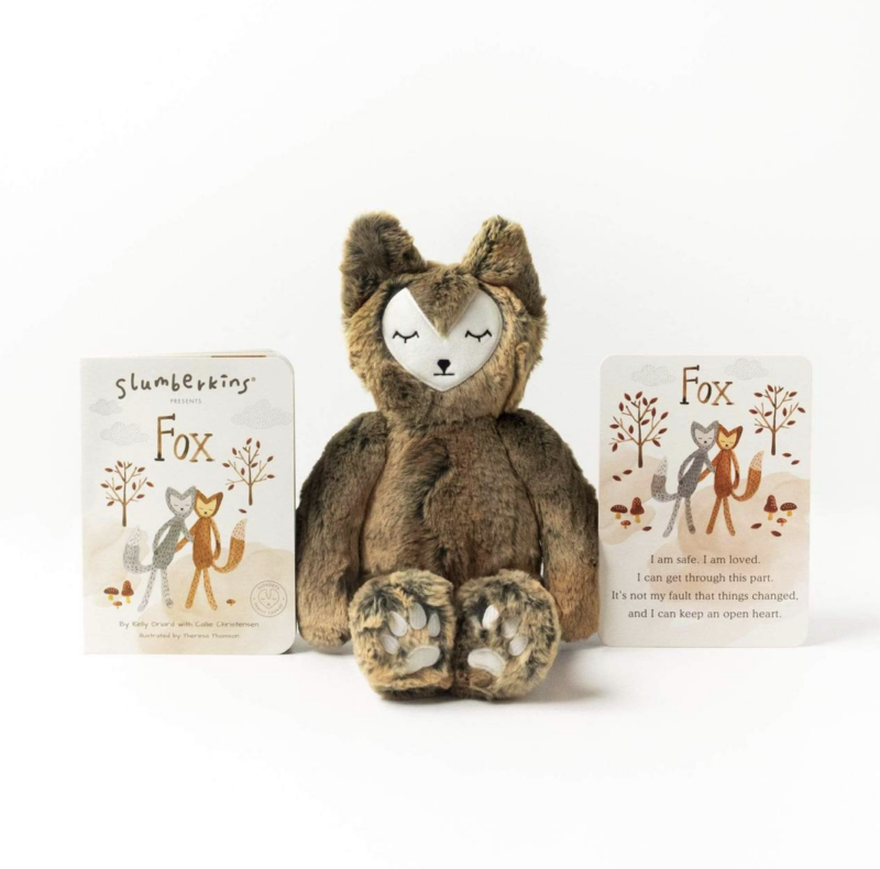 Slumberkins Fox Kin and Board Book for Family Change