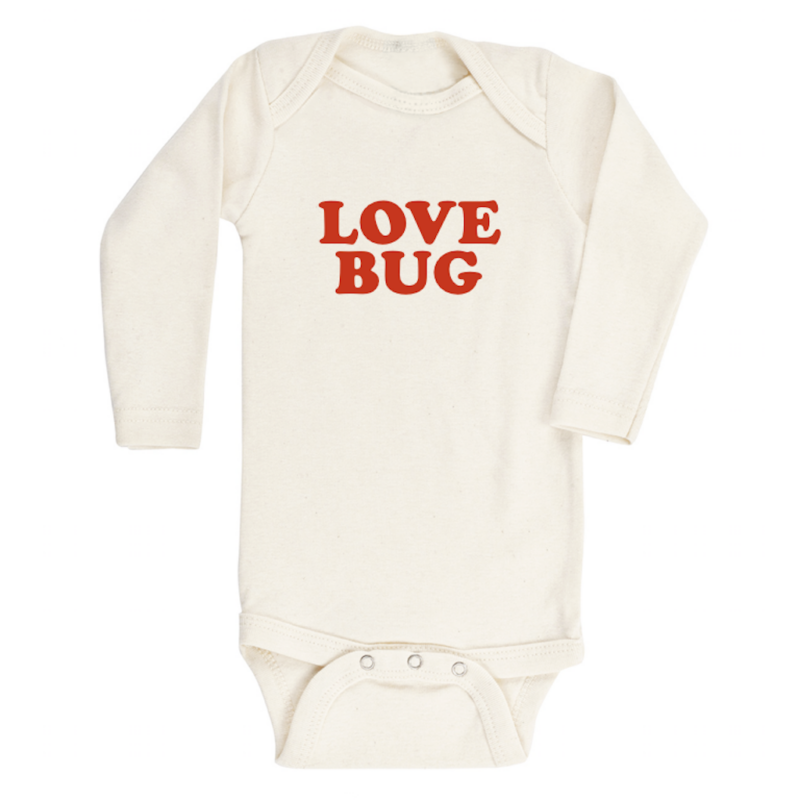 Tenth & Pine Love Bug Long Sleeve Organic Cotton Bodysuit