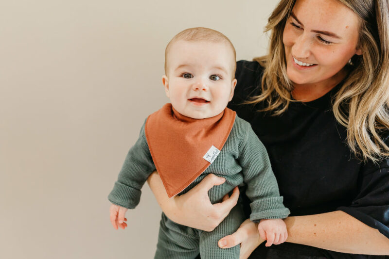 Copper Pearl Dune Bandana Bib Set 4-Pack