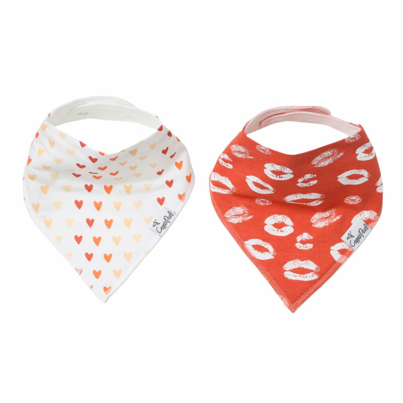 Copper Pearl Crush Bandana Bib Set 2-Pack