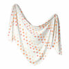 Copper Pearl Cupid Knit Swaddle Blanket