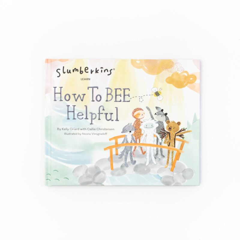 Slumberkins Caring Crew Pillow and Bee Helpful Book