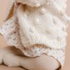 Popcorn Cardigan Acrylic Hand Knit Kids Sweater