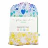 macaron+me Rainbow Hearts Bamboo Pillow Case Set of 2