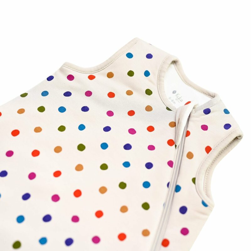 Kyte BABY Sleep Bag in Oat Polka Dot 1.0 TOG