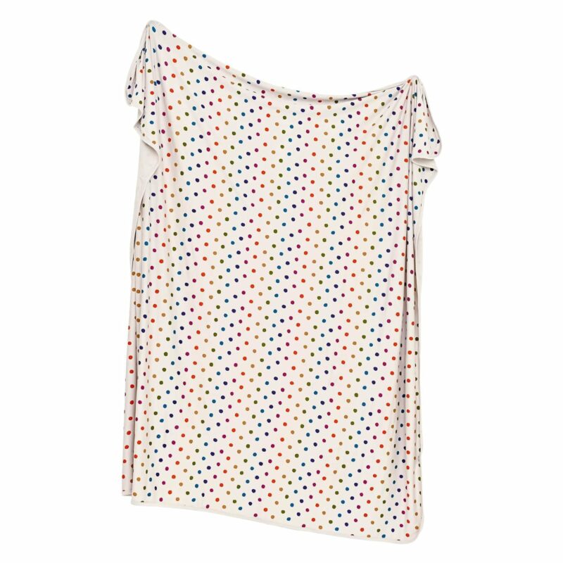 Kyte BABY Swaddle Blanket in Oat Polka Dot