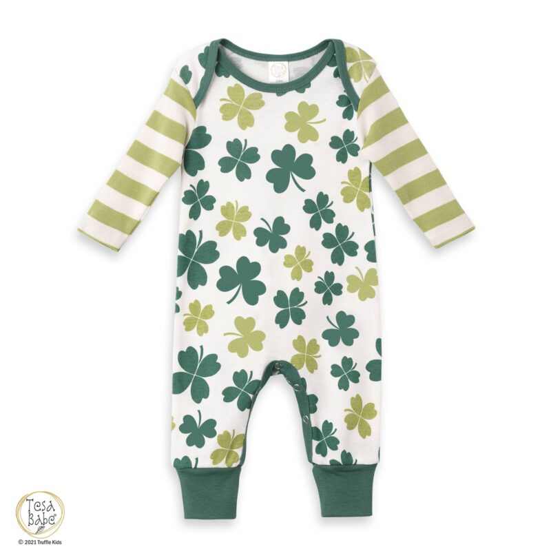 Tesa Babe Shamrocks and Clovers Romper