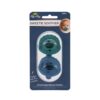 Itzy Ritzy Sweetie Soother Pacifier Set 2-Pack in Deep Sea + Denim