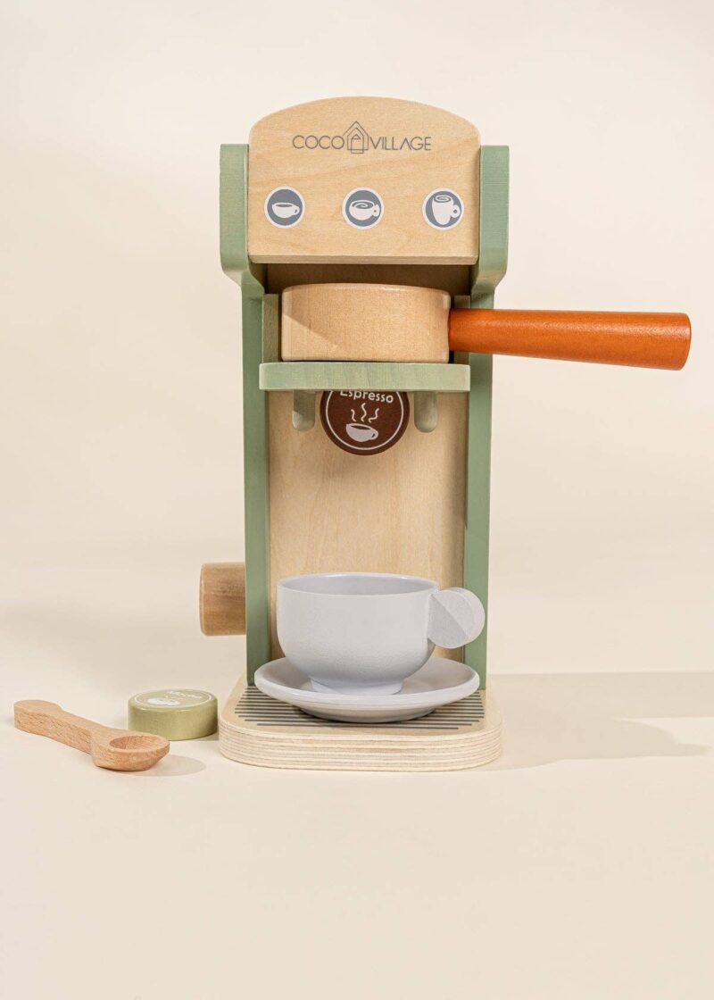 Coco Village Coffee Maker Wooden Play Set