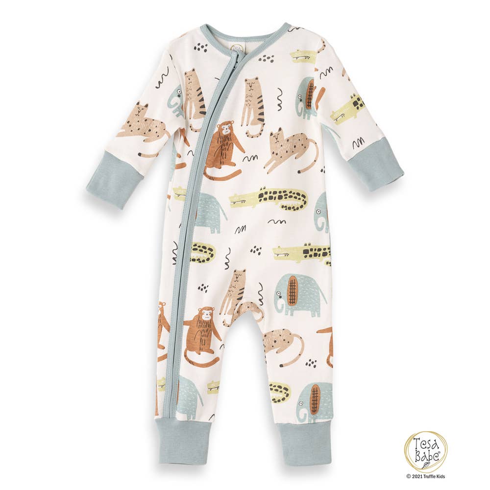 Tesa Babe Zoo Crew Zipper Romper