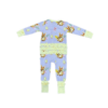 Laree + Co Easter Ruffled Bamboo Viscose Convertible Footie