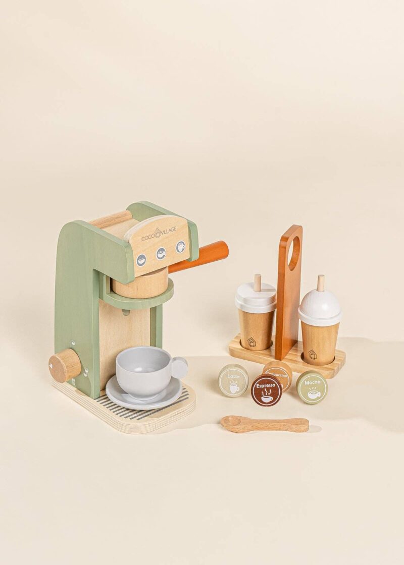 Coco Village Coffee Maker Wooden Play Set