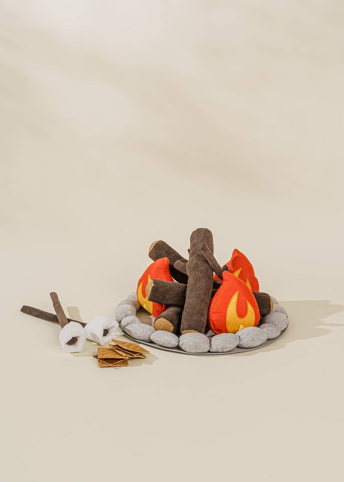 Coco Village Campfire and Smores Plush Set