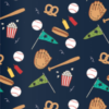 Peregrine Kidswear Baseball Bamboo Viscose Two-Piece Pajama Set