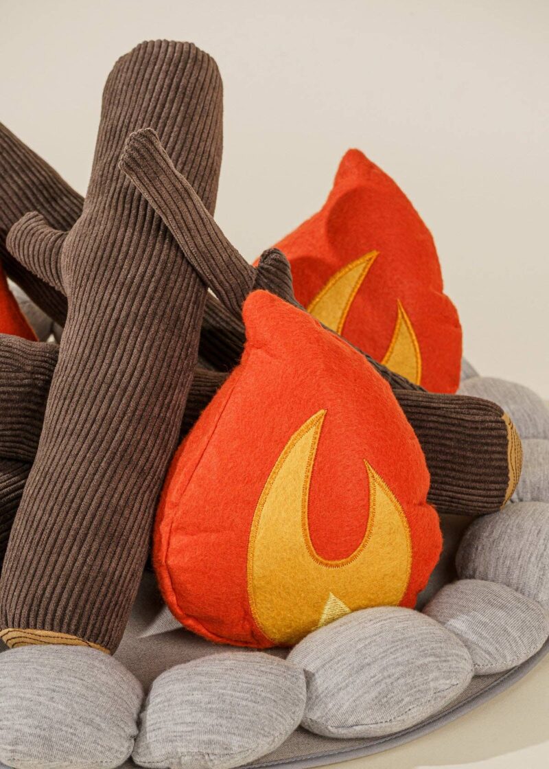 Coco Village Campfire and Smores Plush Set