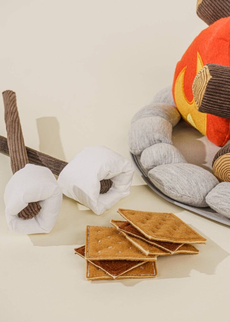 Coco Village Campfire and Smores Plush Set