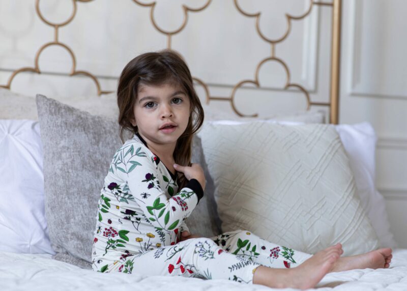 Peregrine Kidswear Botanical Bamboo Viscose Pajama Set