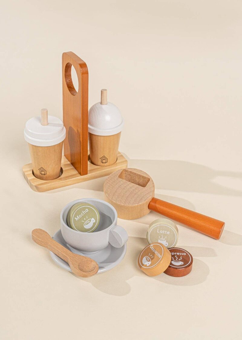 Coco Village Coffee Maker Wooden Play Set