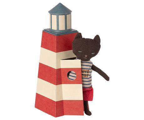 Maileg Sauveteur Lifeguard Tower with Cat