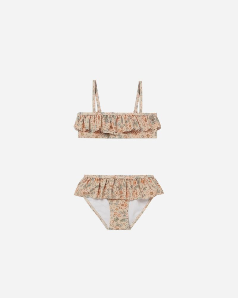 Rylee + Cru Blush Floral Parker Bikini