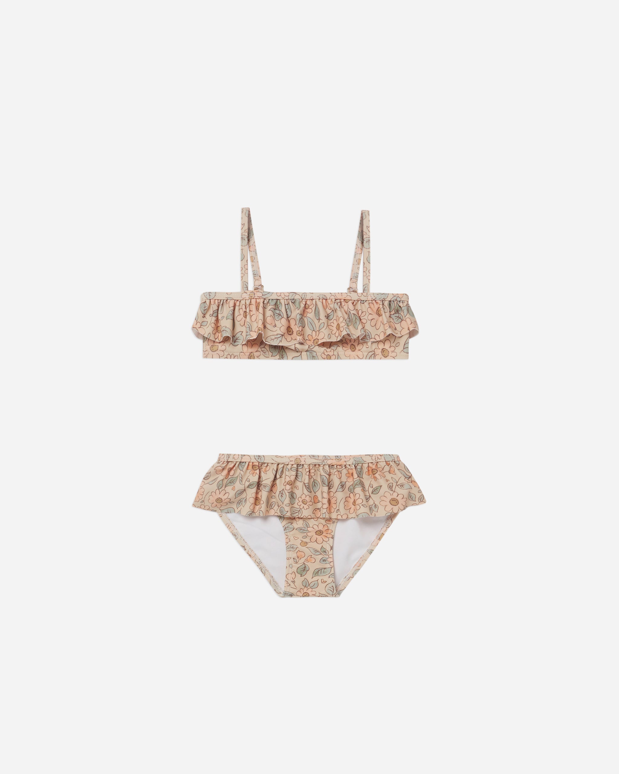 Rylee + Cru Blush Floral Parker Bikini