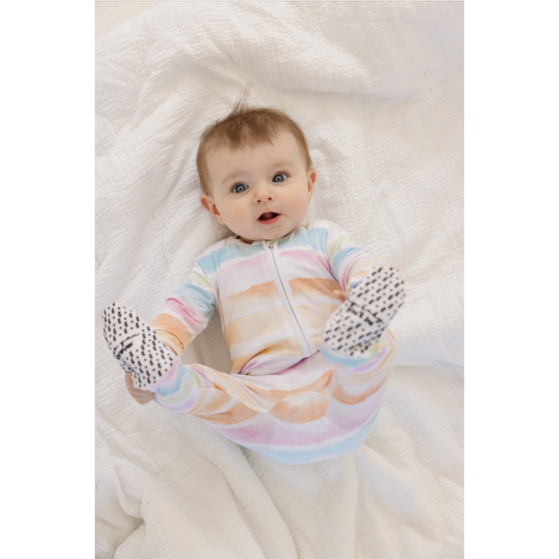 joss + j Sunset Stripes Zippered Bamboo Sleeper
